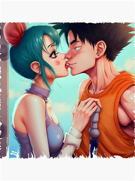 "Goku and Bulma Kiss | Love Bulma kisses Goku | Dragon Ball Z GT Super ...