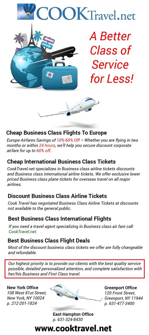 Best Business Class Flights Deals :- Don’t let expensive airfare become ...