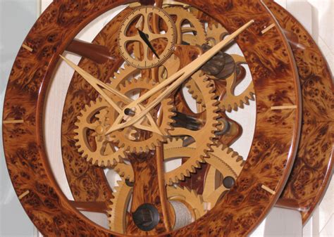 Wood pendulum clock plans - Tom Wood project