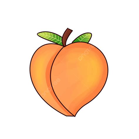 Heart Shaped Tree Clipart Hd PNG, Heart Shaped Peach Clip Art, Heart Shaped, Orange, Leaf PNG ...