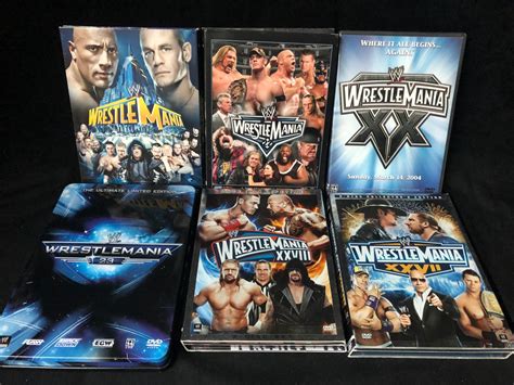 WWE WRESTLING DVD LOT