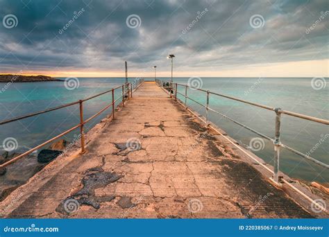 Second Valley Jetty at Dusk Stock Image - Image of park, coast: 220385067