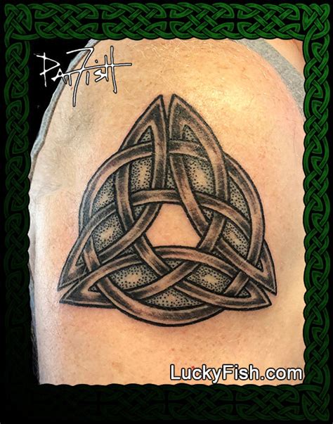 Trinity Knot Celtic Tattoo Design — LuckyFish, Inc. and Tattoo Santa Barbara