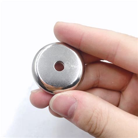 Super Strong Neodymium Pot Magnet with Countersunk Hole - Pot Magnet with Countersunk Hole and ...