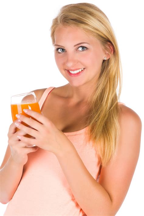 Fit Woman With Orange Juice Free Stock Photo - Public Domain Pictures