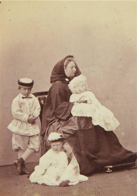 Queen Victoria with her grandchildren, Wilhelm II, Albert Victor, and ...