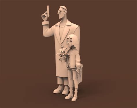 Leon - The Professional 3D model 3D printable | CGTrader