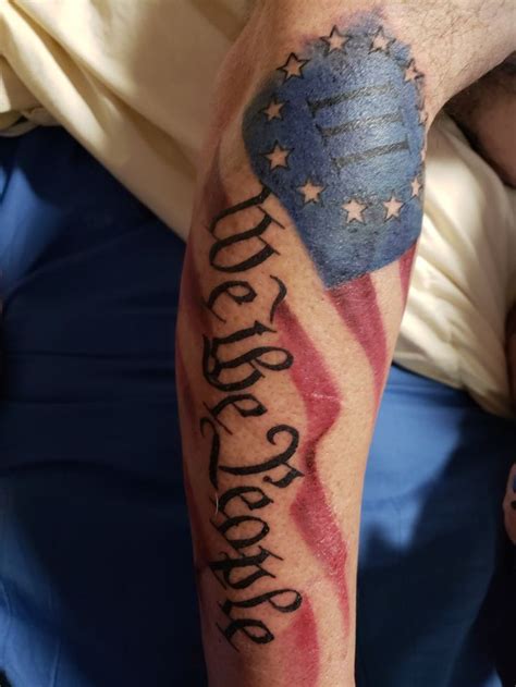 3% american flag 13 colonies tattoo | Tattoos, Flag tattoo, 13 colonies flag