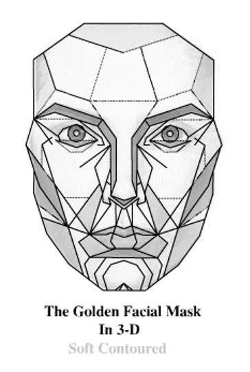 Image result for marquardt mask before and after | Geometric face, Geometric drawing, Face drawing