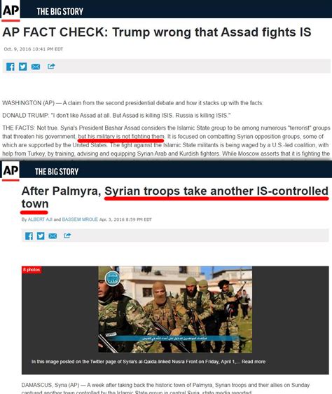 Land Destroyer: Blatant Lie: AP "Fact Checks" Directly Contradict AP's Own Reporting on Syria