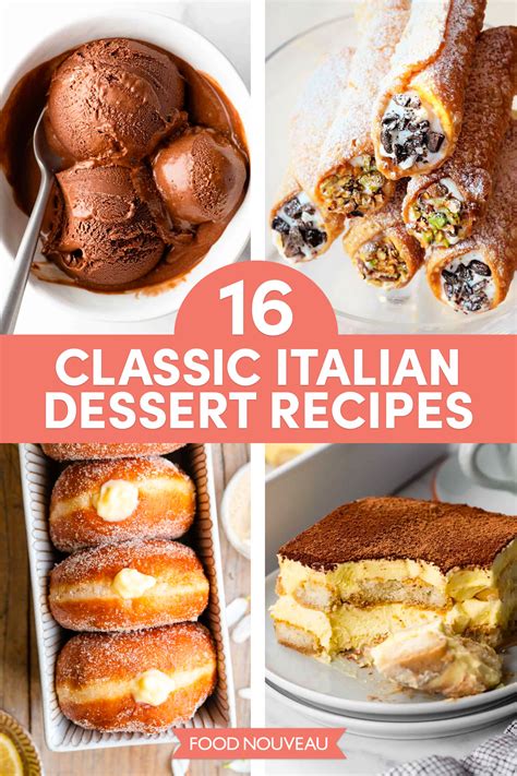 Italian Dessert Recipes: 16 Classic Recipes - Food Nouveau