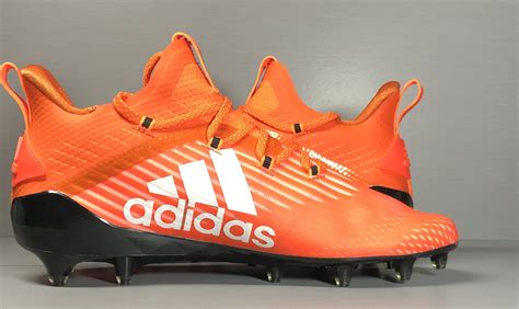 Adidas Adizero Football Cleats Orange EH1316 Men’s size 9 | SidelineSwap