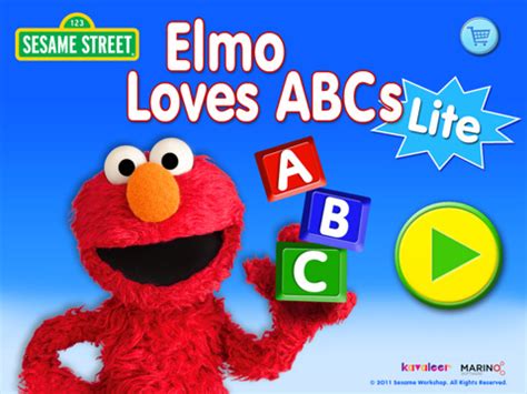 Elmo Loves ABCs Lite for iPad Games Elmo Loves Loves Abcs