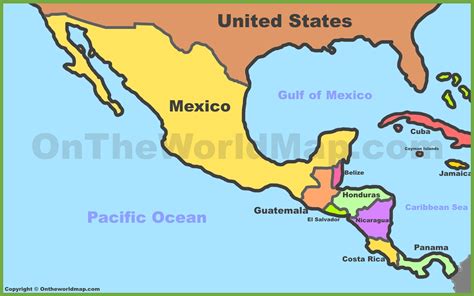 Map Mexico And Central America – Get Map Update