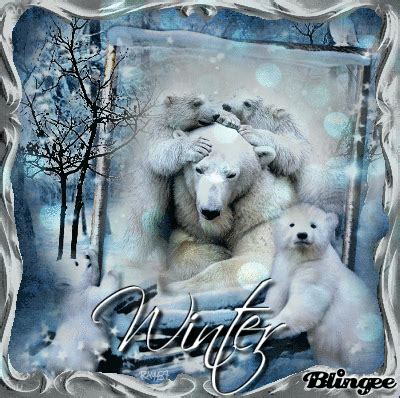 Winter Polar Bears Picture #136192805 | Blingee.com