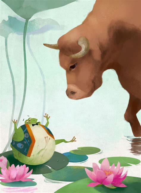 The Frog And The Ox | Publishing | Drawn to better | Astound.us | Artist, Illustration, Frog