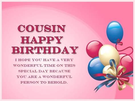 27 Outstanding Cousin Birthday Wishes Direct From Heart - Wish Me On