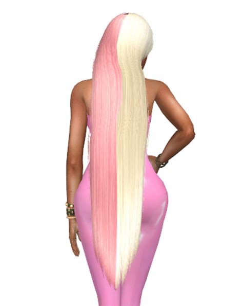 Nicki Minaj Inches | Sims 4 black hair, Sims hair, Sims 4 dresses