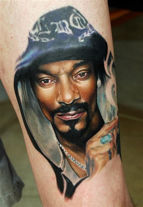 Snoop Dogg | Hyper realistic tattoo, Portrait tattoo, Celebrity tattoos