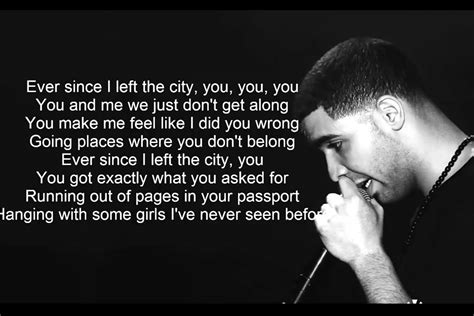 Drake Hotline Bling lyrics Hotline Bling Drake lyrics on screen - YouTube