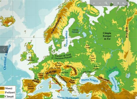 lectii de geografie: Relieful Europei