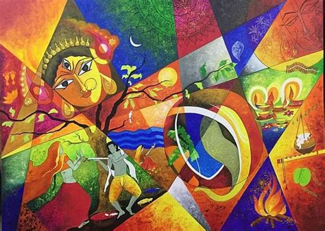 Festival of India Painting by Antra Srivastava - Fine Art America