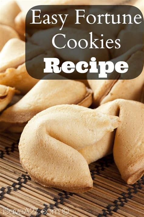 Easy Fortune Cookies Recipe - iSaveA2Z.com