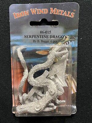 Iron Wind Metals Miniatures 06-015 Serpentine Dragon New Sealed | eBay