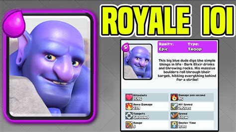 Clash Royale | How To Play The Bowler Card | Offense and Defense Use - YouTube