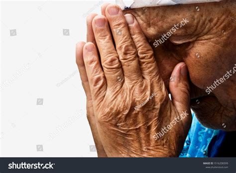 Old Praying Grandmother Mother Knelt Prayer Stock Photo 1516208399 | Shutterstock