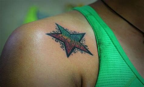 3d Star Tattoos for Girls