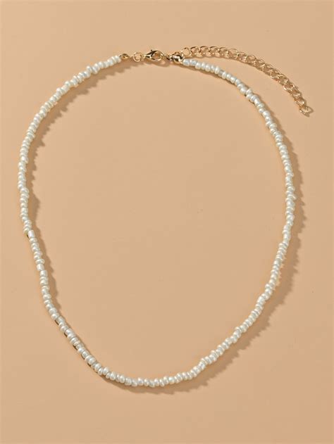 Minimalist Beaded Necklace