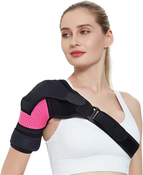 Buy Shoulder Brace for Men and Women Rotator Cuff - for Bursitis, Dislocated AC Joint, Labrum ...