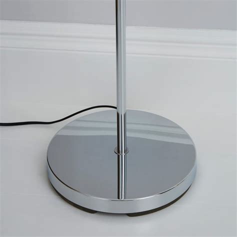 Stem Chrome Floor Lamp Base | Dunelm