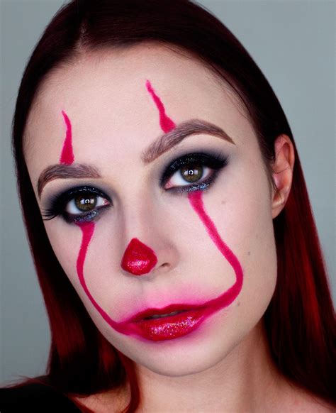 it pennywise makeup, halloween makeup, it, pennywise, clown makeup ...