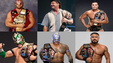 Six luchadores who have been United States Champions — Lucha Central