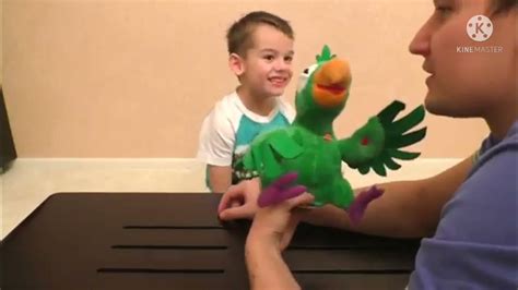 Talking Pierre plush by Dragon I toys for Tom and Ben studios - YouTube