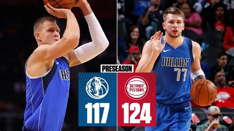 Kristaps Porzingis and Luka Doncic put on a show in their first game ...