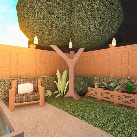 Bloxburg Garden Ideas No Pool