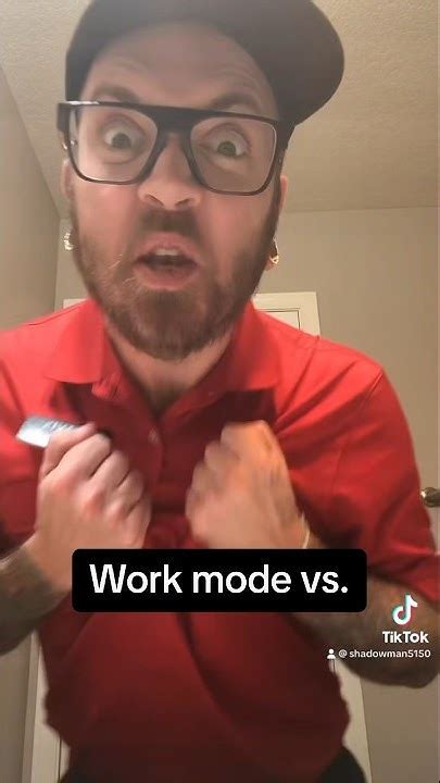 Work Mode Vs. Off Work! #imhim #workmode #offwork #funnyshort #memes #fyp - YouTube
