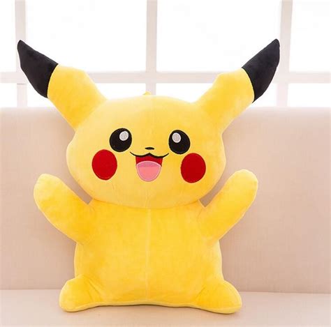 Dolls,Plush toys 30cm,Cute Giant Big Size Pikachu Soft | Pikachu plush, Cuddly doll, Cute ...