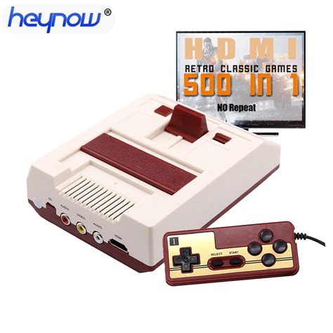 HOT 8 Bit Game Console Built in 500 Classic Games HDMI out Mini Game ...