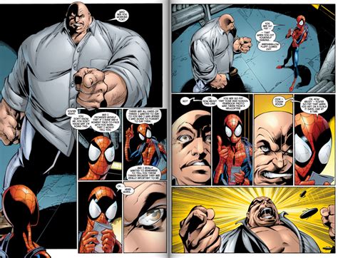 Spider-Man tells Wilson Fisk what's on his mind... [From Ultimate ...