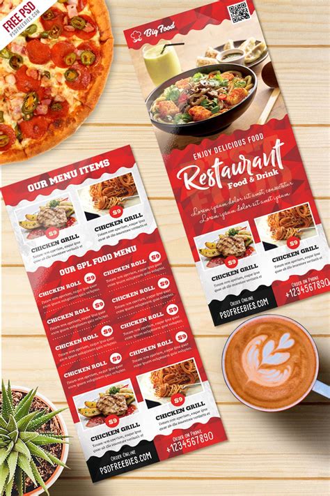 Restaurant Menu Mockup