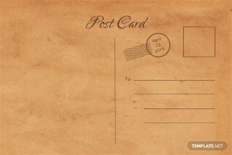 Free Blank Postcard Template For Word Sample Professi - vrogue.co