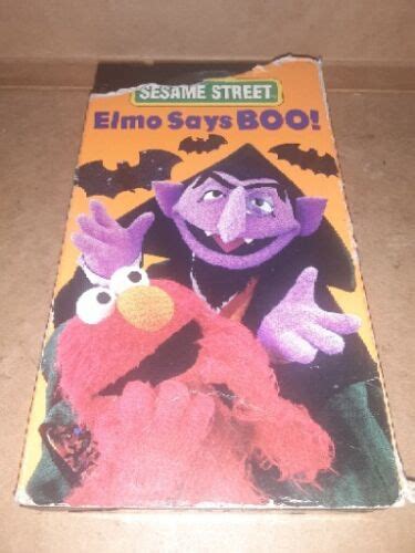 Sesame Street~Elmo Says Boo! On VHS (1998 Sony Wonder) | eBay