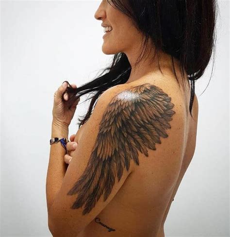 50 Gorgeous Angel Wing Tattoos Designs & Ideas (2018) | TattoosBoyGirl