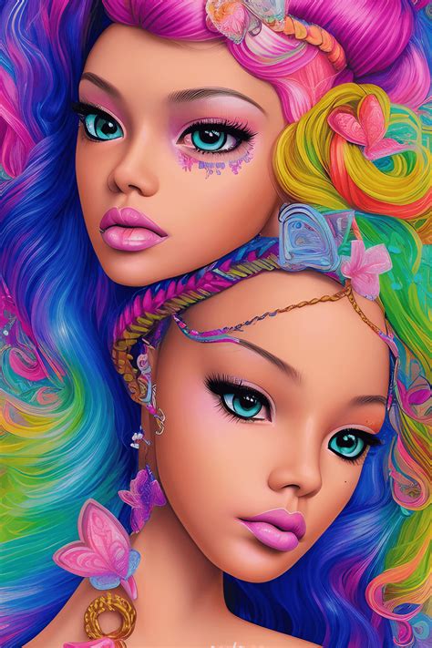 Intricately Rendered Light Skin Goddess Libra Zodiac Sign Barbie Style · Creative Fabrica