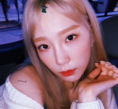 Taeyeon Reveals Her New Neck Tattoo and the Deep Meaning Behind It ...