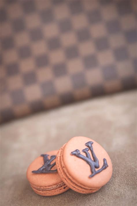 Louis Vuitton Inspired Macarons